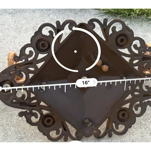 VTG 70s Syroco Style Wall Sconce Candle Holder Ornate Baroque Decor - Picture 8 of 8